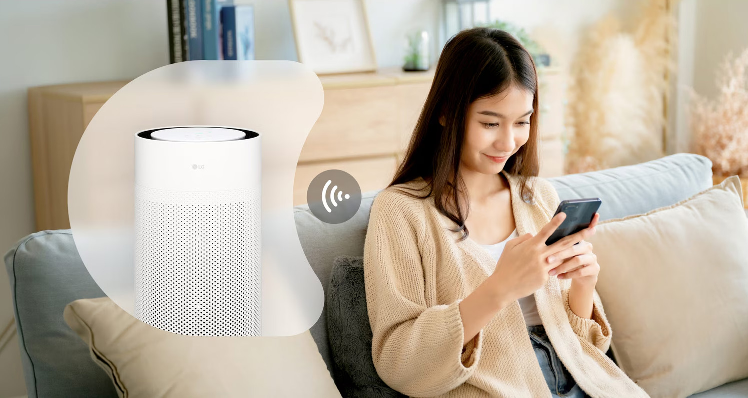 Máy lọc không khí gia đình LG PuriCare Aero Hit AS35GGW10