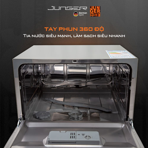Junger DWJ-101 có hệ thống tay phun nước 360 độ hiện đại