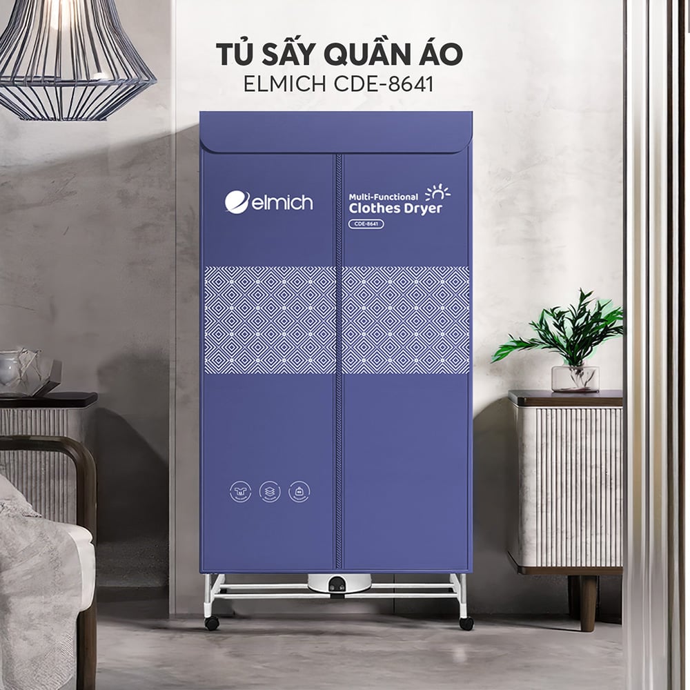 Tủ sấy quần áo Elmich CDE-8641