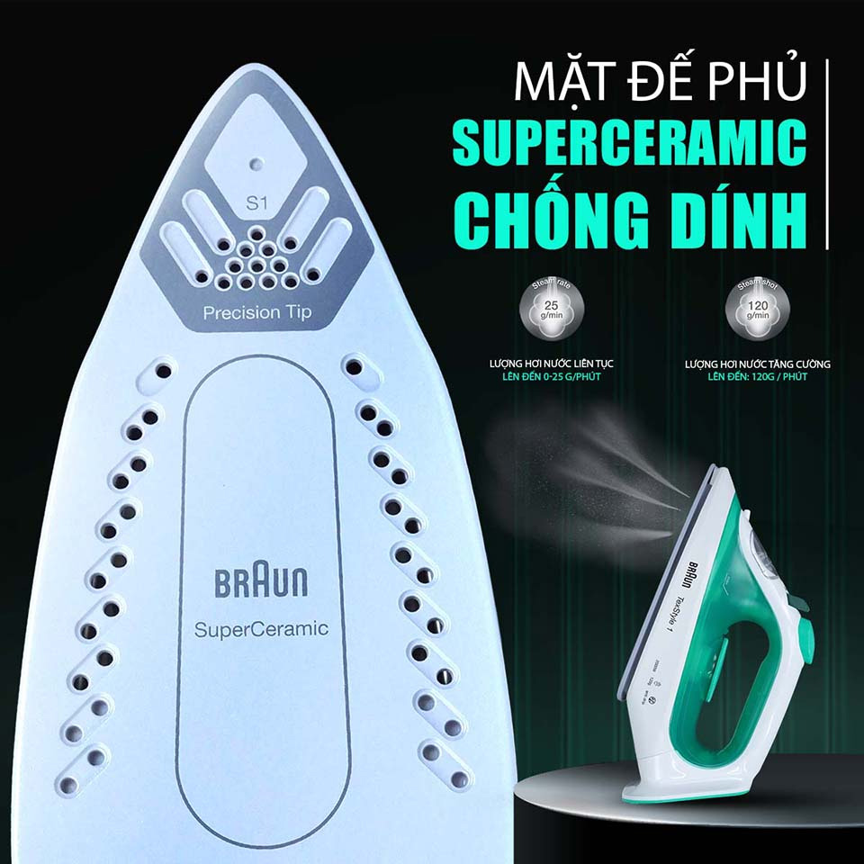 Bàn ủi Braun SI1040GR