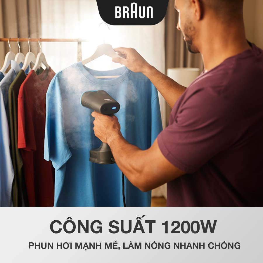 Bàn ủi hơi nước cầm tay Braun GS5031BL