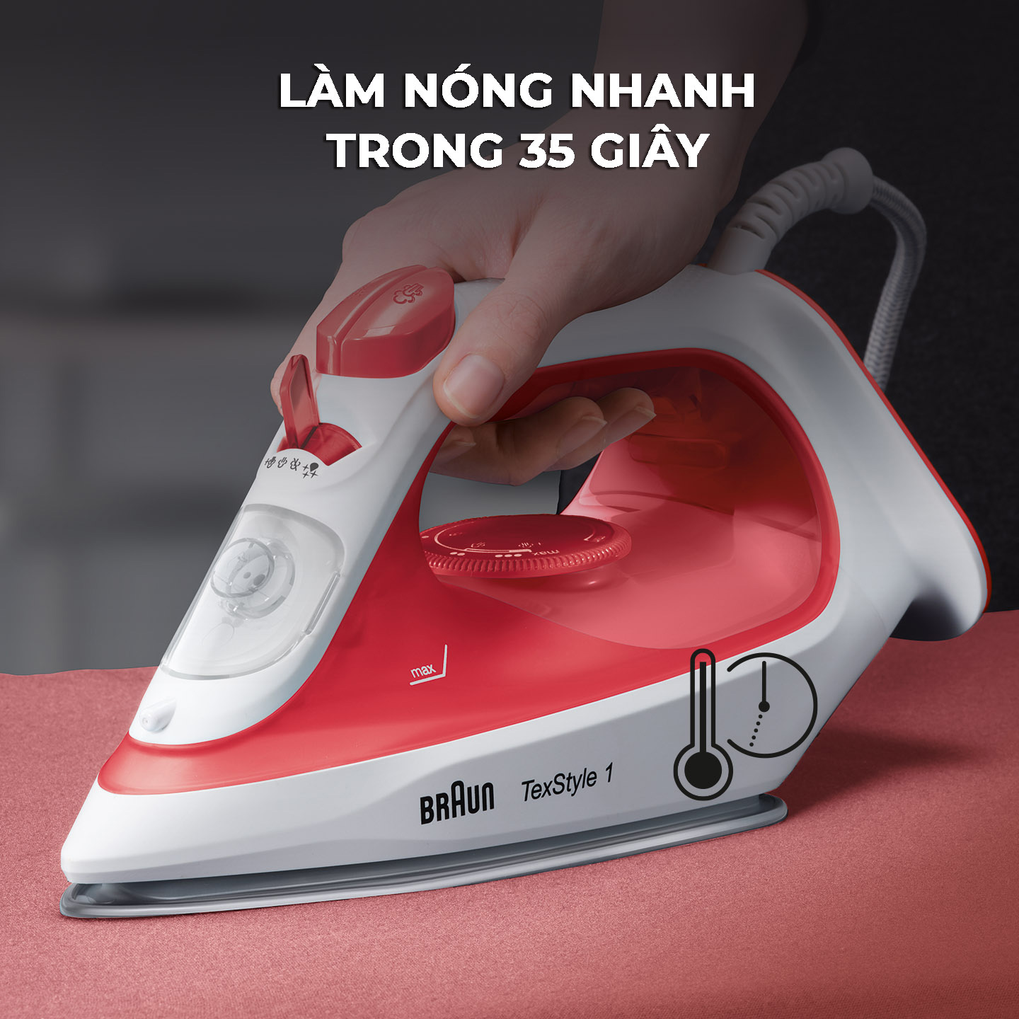 Bàn ủi Braun SI1019RD