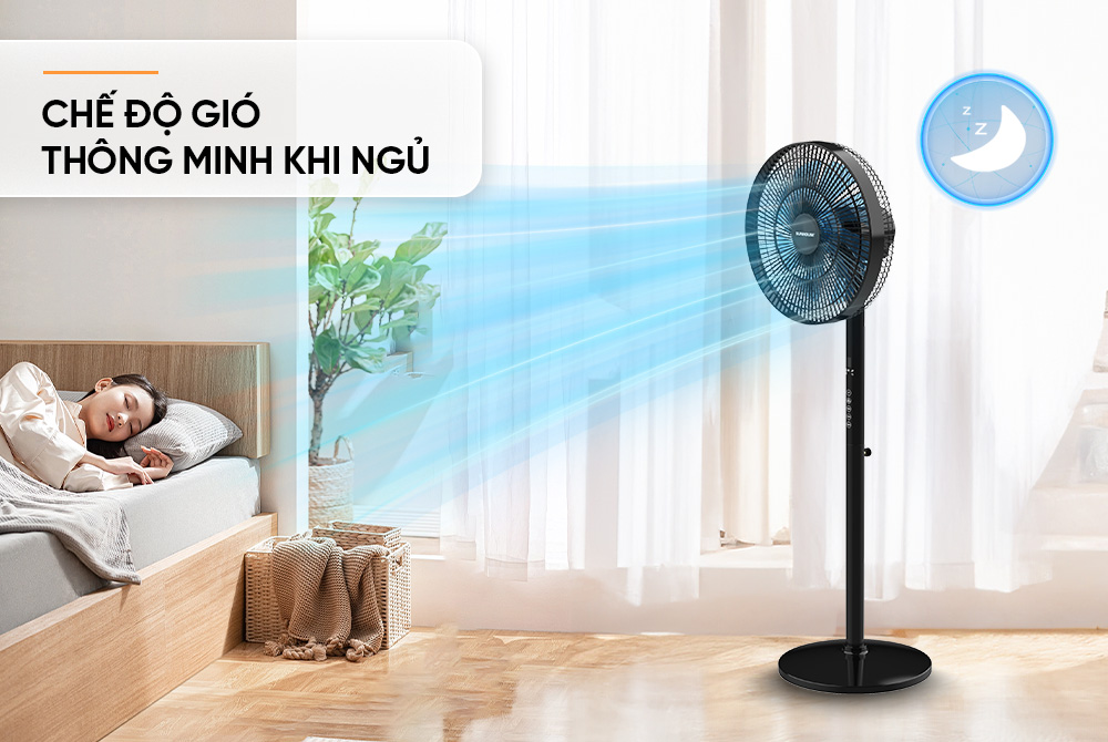 Quạt đứng có remote