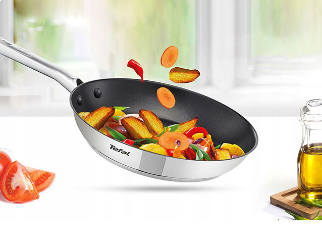 Chảo chiên inox Tefal Duetto Plus G7320434 