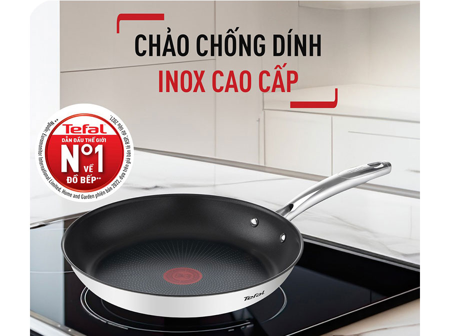 Chảo inox Tefal  