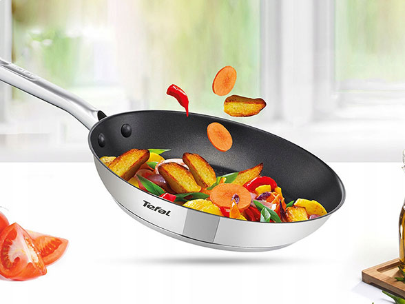 Chảo chiên inox Tefal Duetto Plus G7320634