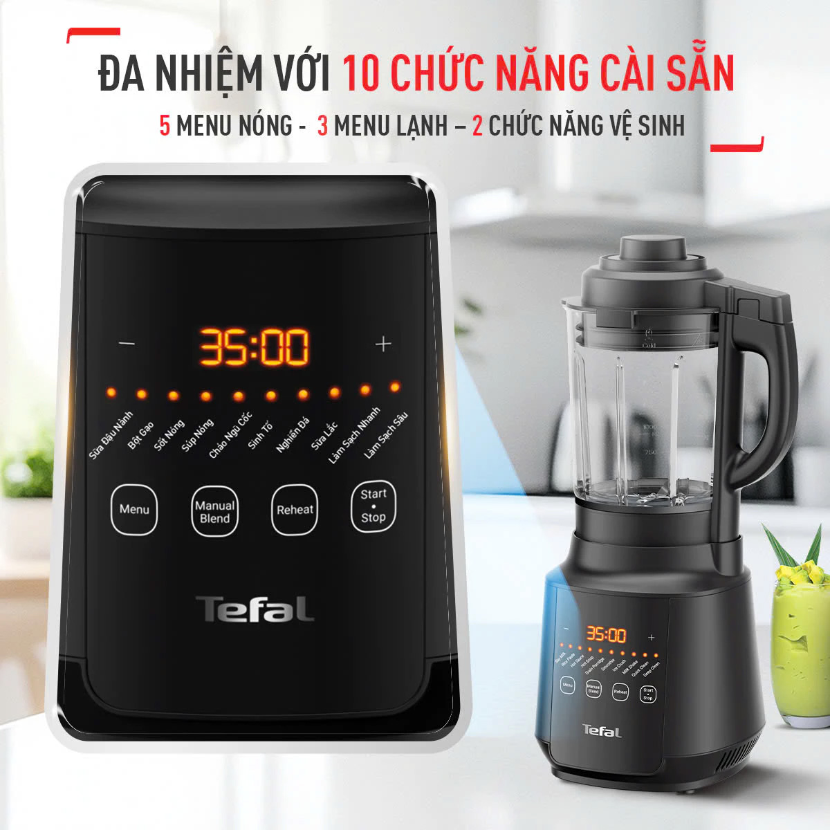 Máy xay sinh tố Tefal BL511868