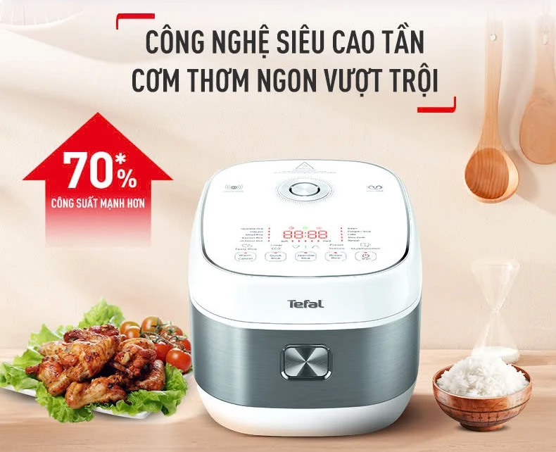 Nồi cơm điện cao tần Tefal 1.5 lít RK8131Y0