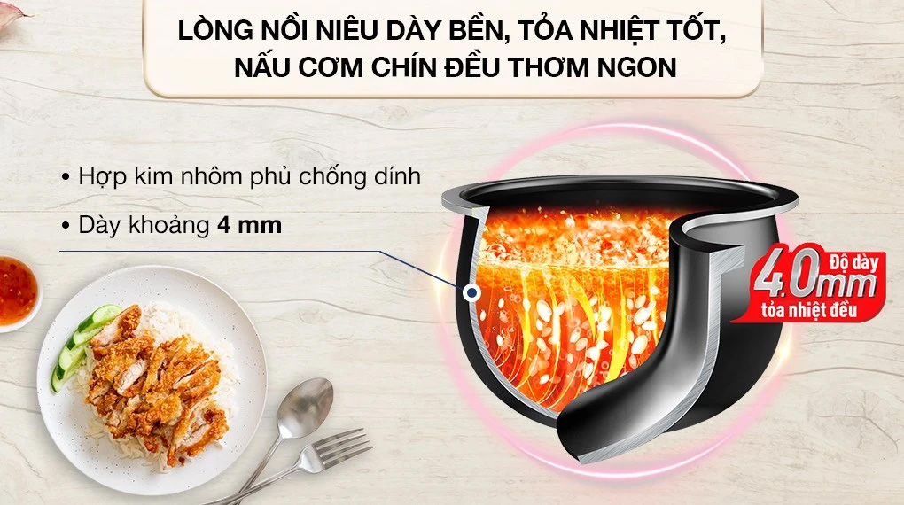 Nồi cơm điện tử Tefal EasyRice Max RK737868