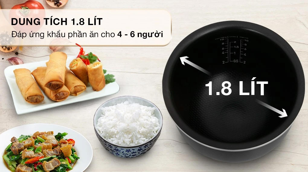 Nồi cơm điện tử Tefal RK737868 1.8L