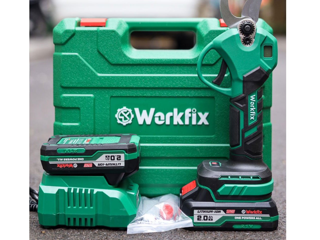 Kéo cắt cành dùng pin Workfix WF-CP30BL