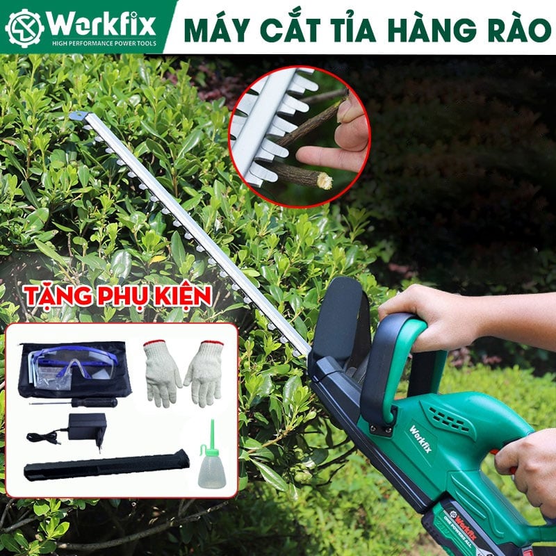 Máy cắt tỉa hàng rào Workfix  