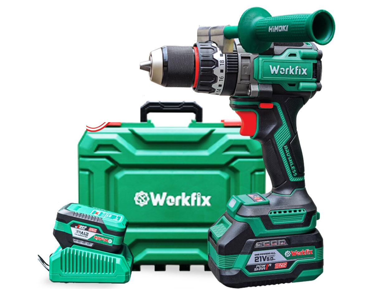 Máy khoan pin Workfix WF-ID160AK - 13mm