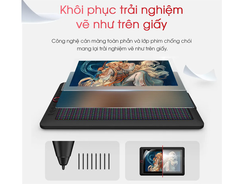 Bảng vẽ XP-Pen Artist 15.6 Pro V2-16K màn hình 15.4 inch