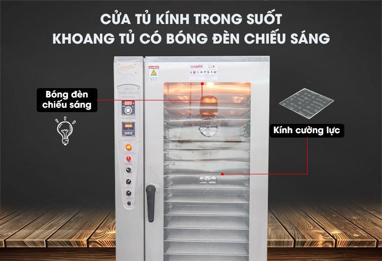 Tủ sấy thực phẩm NewSun CY-12 có cửa bằng kính cường lực