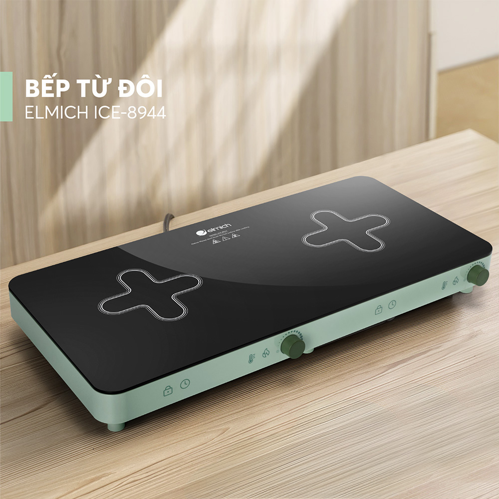 Bếp từ đôi Elmich ICE-8944