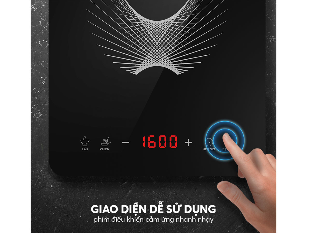 Elmich ICE-9180 có giao diện đơn giản, dễ dùng