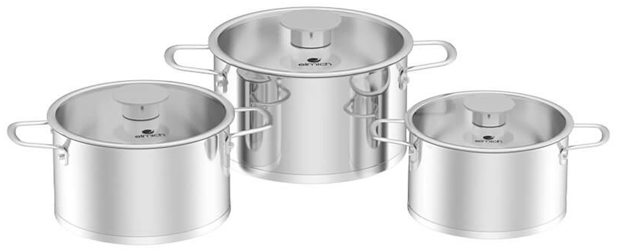 Bộ nồi inox 304 đáy Impact Elmich EL-2456IN
