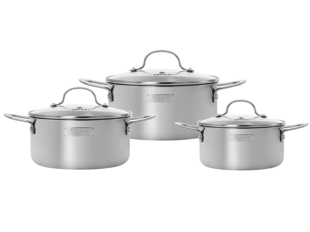 Bộ nồi inox nguyên khối Elmich Trimax Classic EL-2136OL01