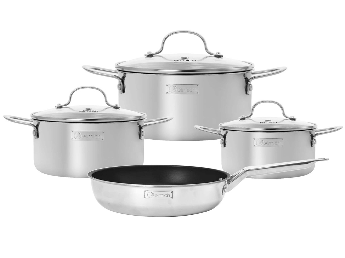 Bộ nồi inox nguyên khối Elmich Trimax classic EL-2136OL03