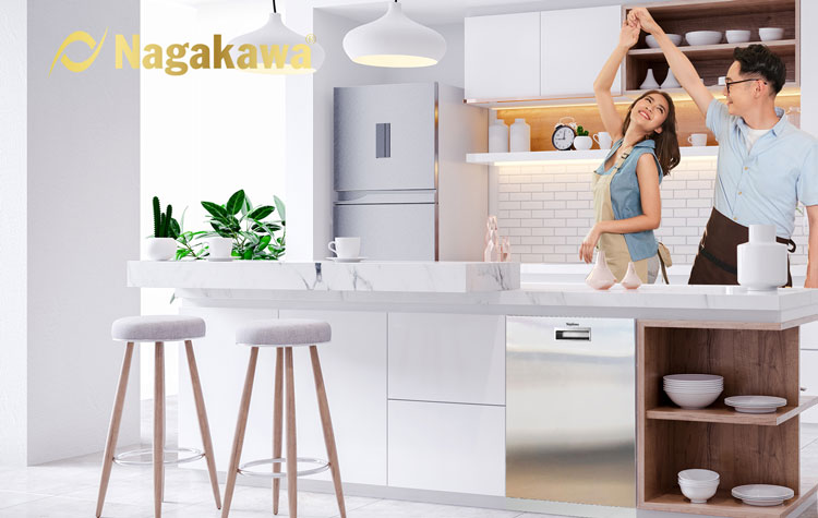 Máy rửa bát cao cấp Nagakawa NK15D06M có nhiều tính năng, tiện ích thông minh