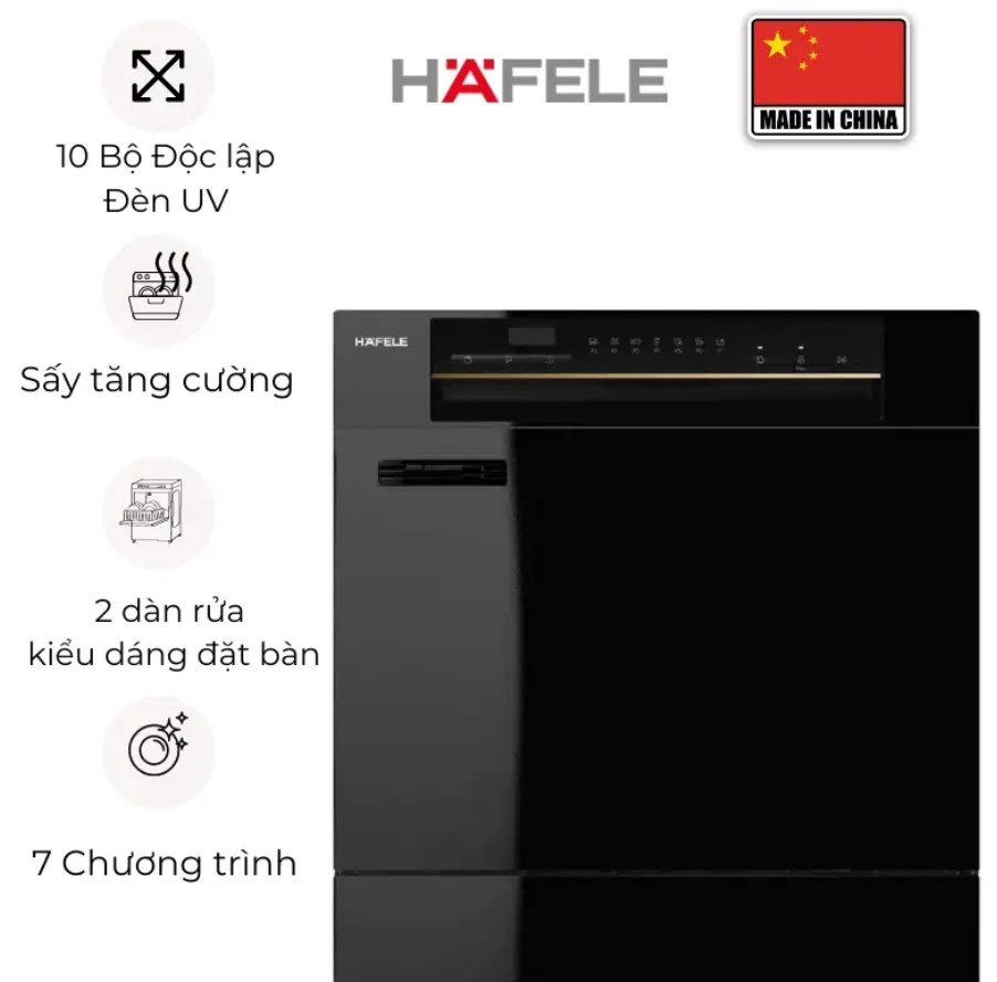 Tổng quan máy rửa chén để bàn Hafele HDW-T5551B