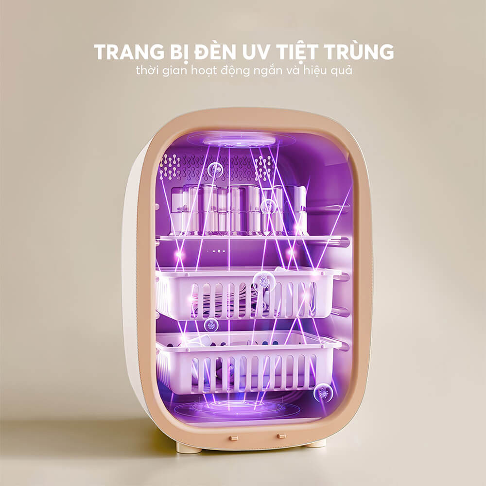 Máy sấy khô và tiệt trùng UV Elmich Babycare USE-8780