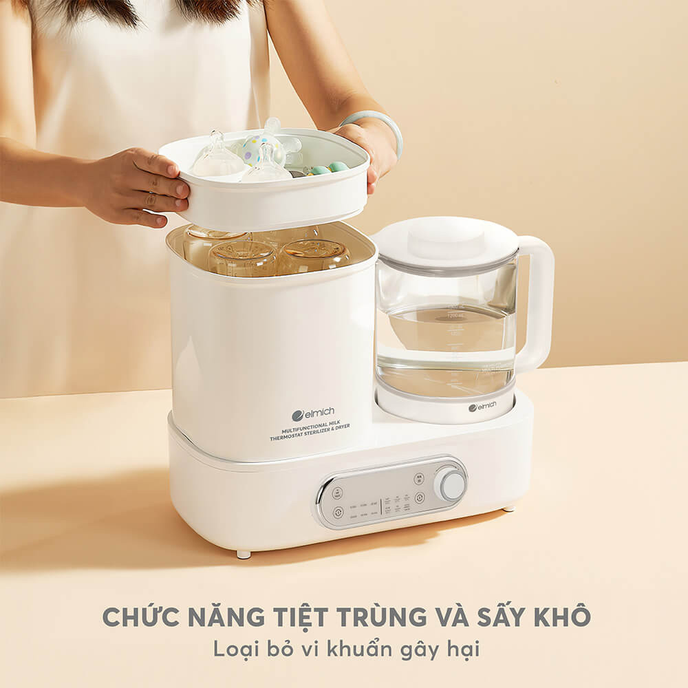 Máy tiệt trùng sấy khô và đun nước đa năng Elmich PTE-8781