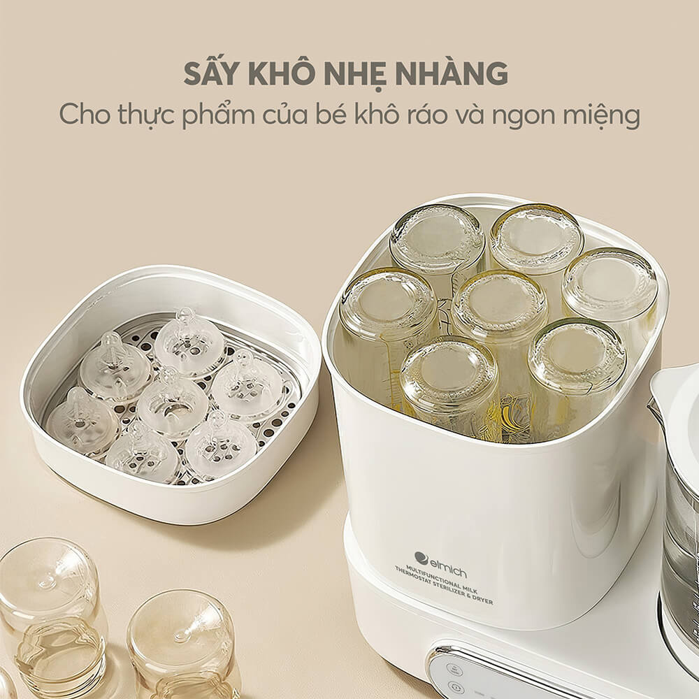 Máy tiệt trùng sấy khô và đun nước Elmich PTE-8781