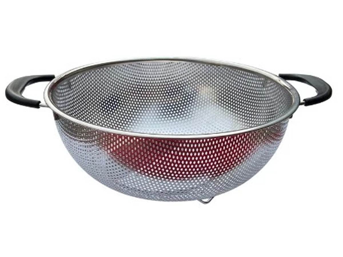Rổ inox 2 tay cầm có chân Kaiyo 28.5cm KIB-6070