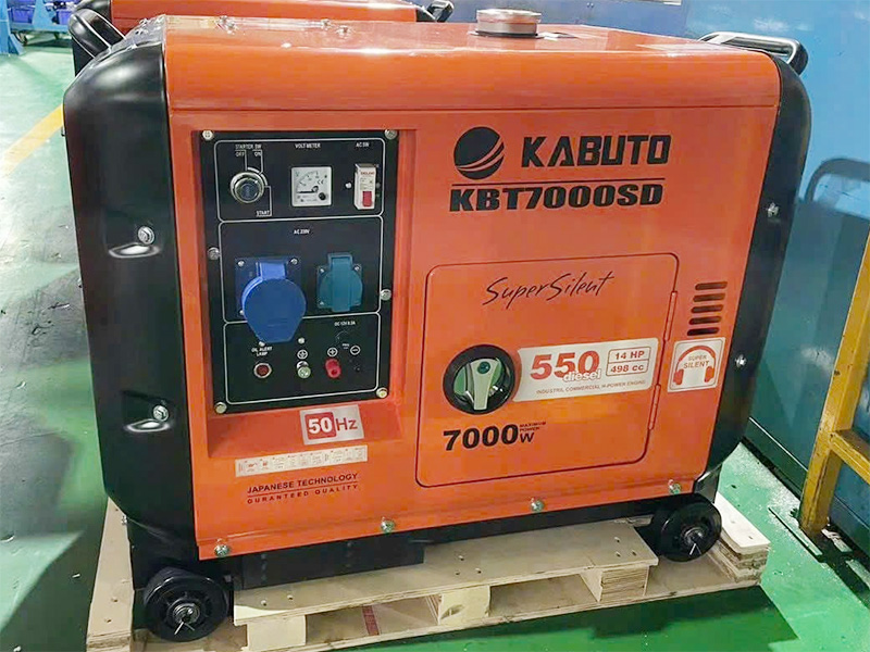 Tổ máy phát điện Diesel Kabuto KBT7000SD