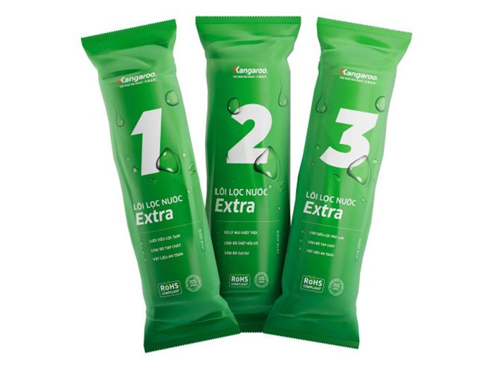 Bộ 3 lõi lọc thô Kangaroo Extra 123