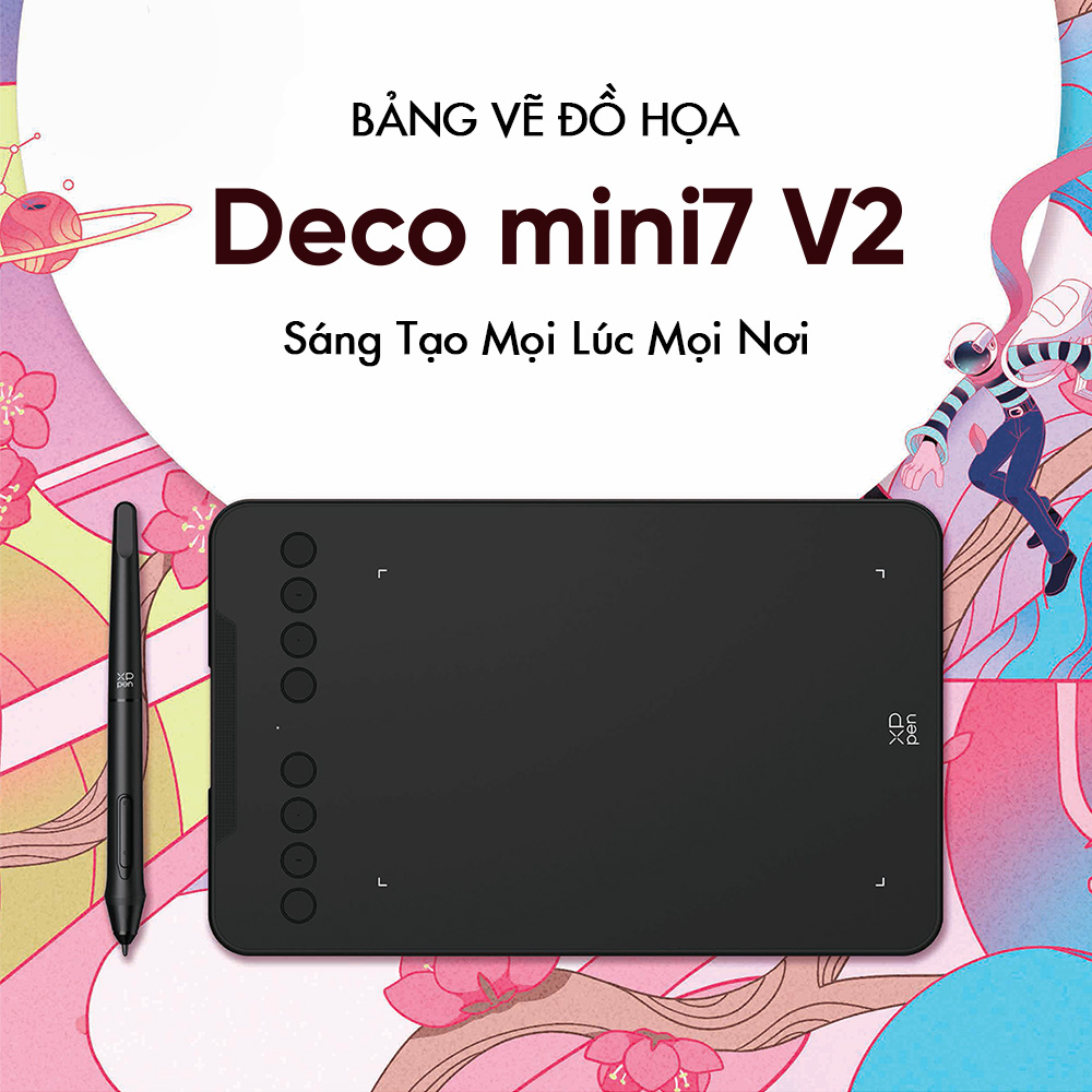 Bảng vẽ XP-Pen Deco Mini 7 V2 - 16K