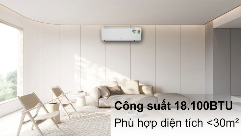 Máy lạnh 1 chiều Daikin Inverter 2 HP FTKF50ZVMV