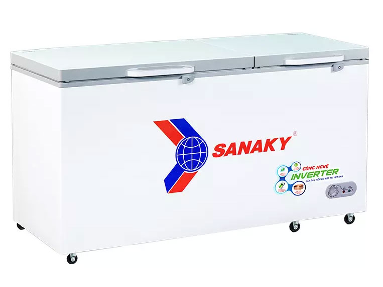 Tủ đông Sanaky Inverter VH-6699HY4K (530 lít , mặt kính cường lực)