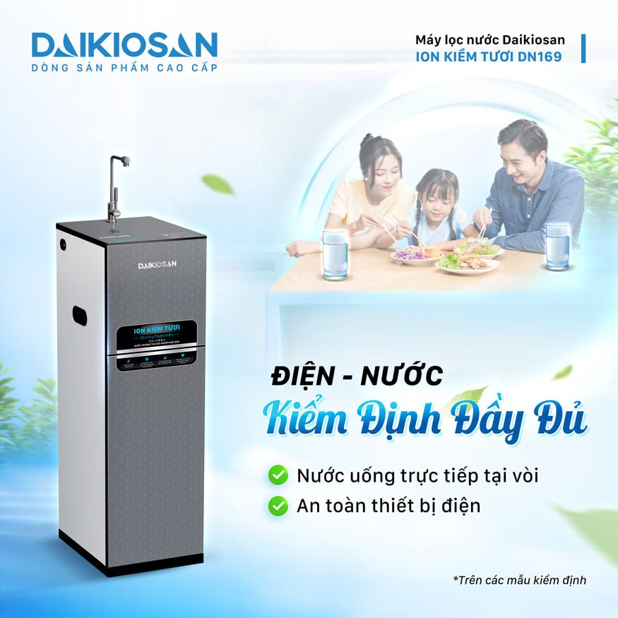 Máy lọc nước Daikiosan DN169