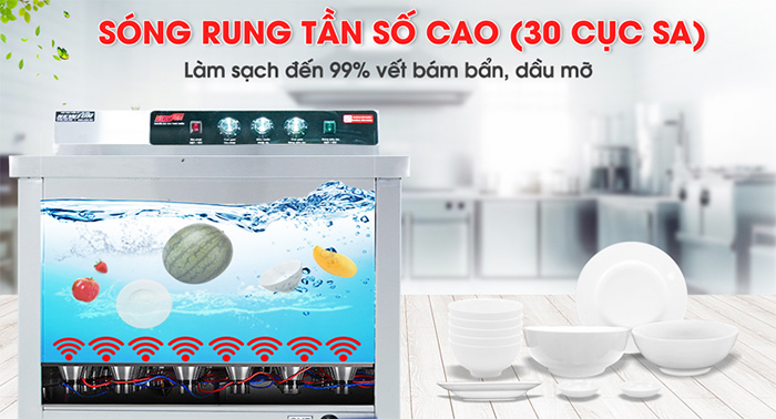 Máy rửa bát sóng siêu âm chậu đơn NewSun NS-1200