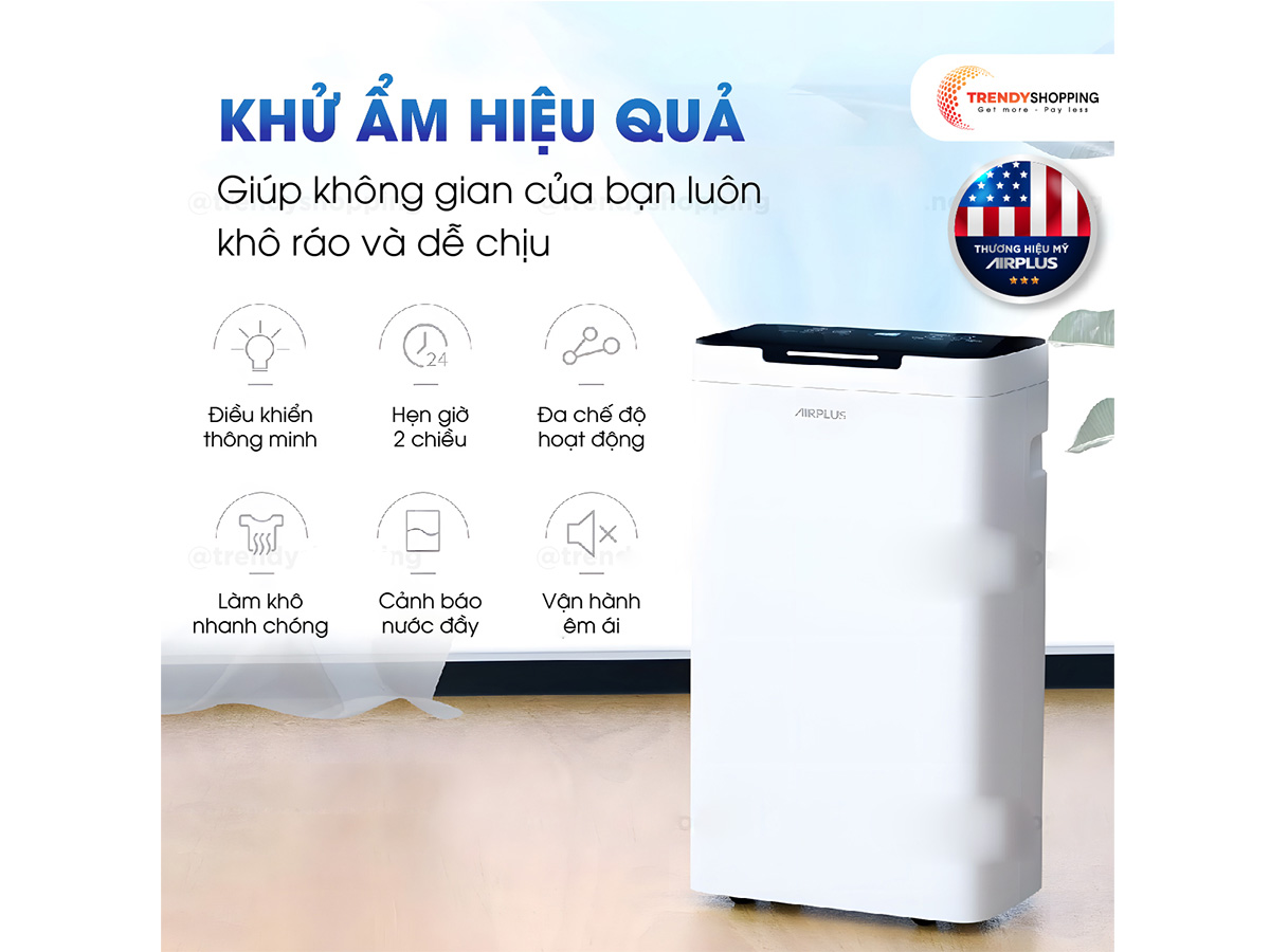 Máy hút ẩm Airplus AP10-2010EW