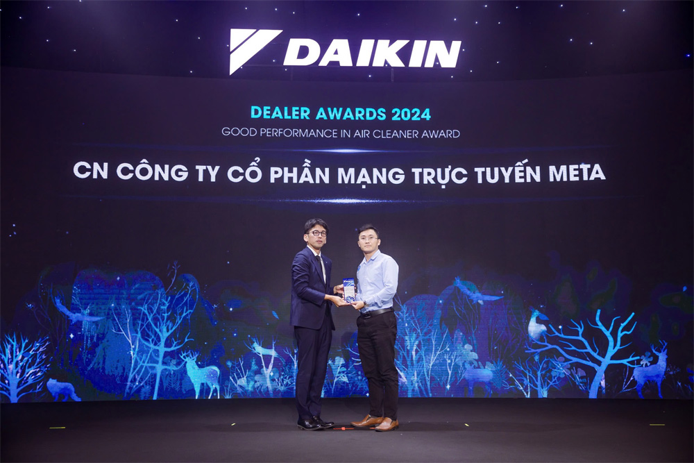 META được Daikin vinh danh là đại lý bán chạy năm 2024 META được Daikin vinh danh là đại lý bán chạy năm 2024