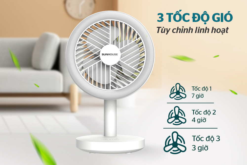 Quạt sạc mini 