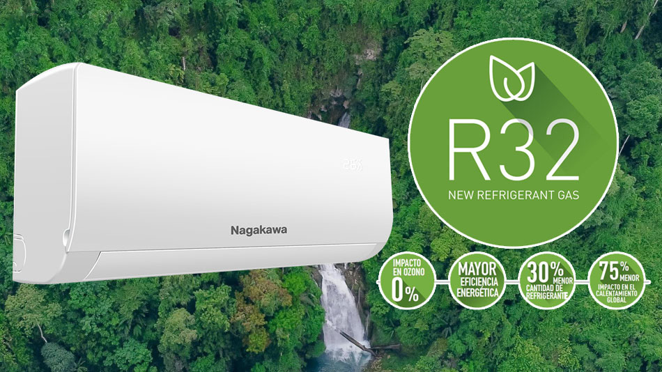 Sử dụng môi chất lạnh R32 thân thiện với môi trường Điều hòa Nagakawa NS-C12R2B52