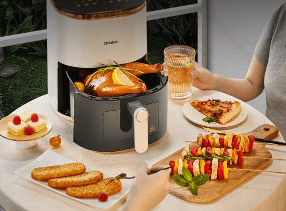 Nồi chiên chân không Gaabor AF-45T01A được tích hợp tới 7 chế độ nấu tự động
