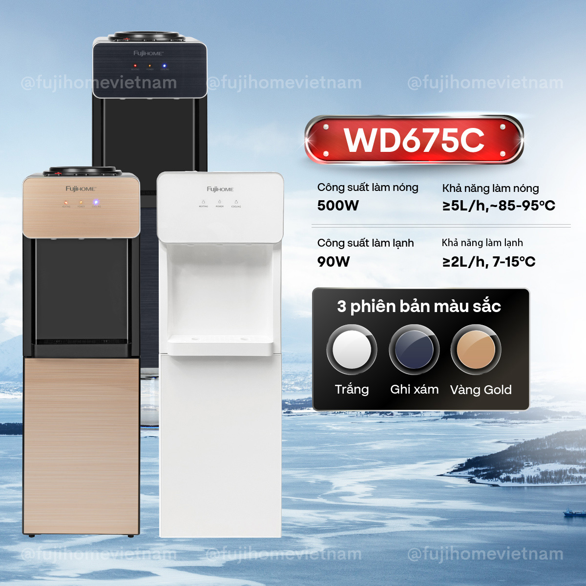 Cây nước Fujihome WD675C