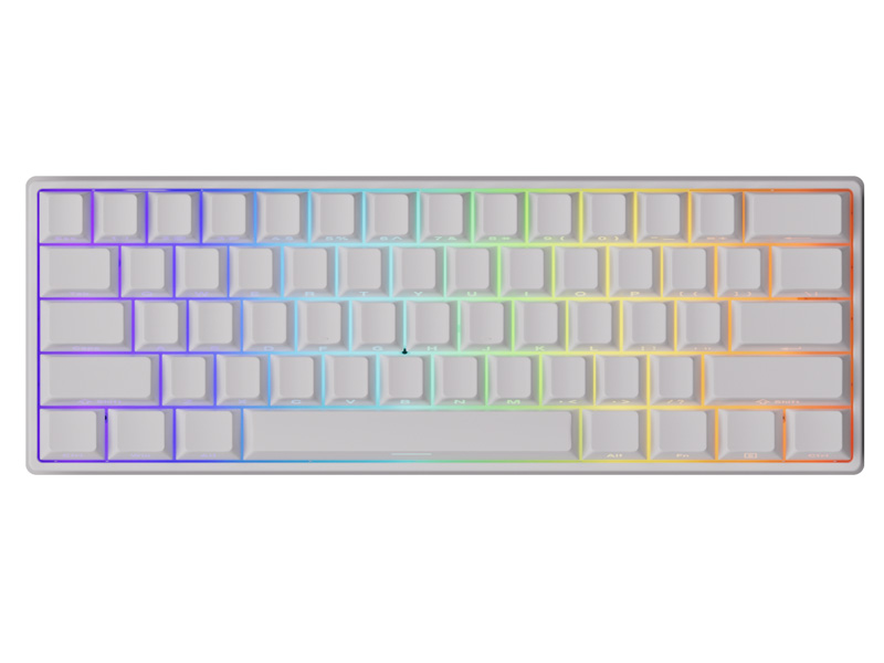 Bàn phím cơ MonsGeek FUN60 Pro SP White/Black Akko Glare Magnetic Switches