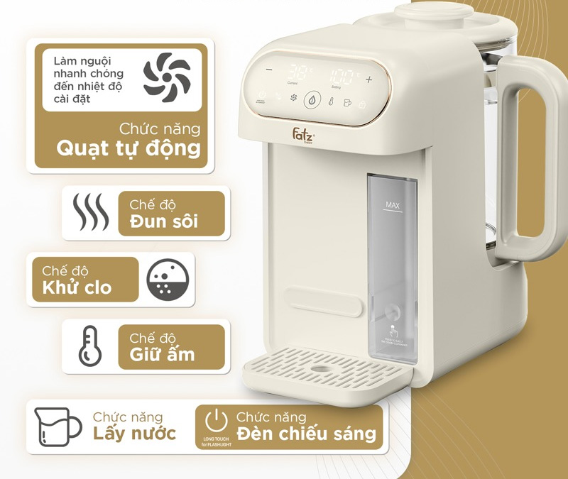 Máy đun và hâm nước pha sữa Smart 12 Plus 