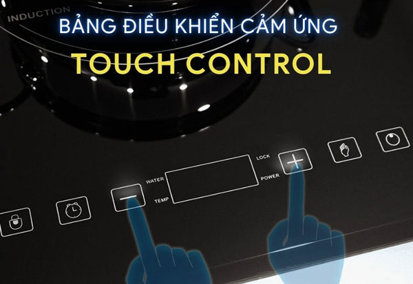 Fandi FD-226I có bảng điều khiển thiết kế dạng cảm ứng hiện đại