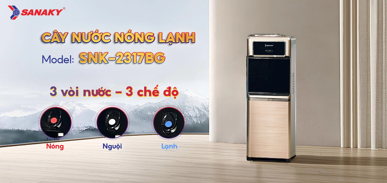 Cây nước nóng lạnh 