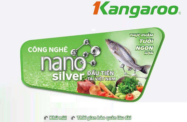Lòng tủ đông Kangaroo KG399NC1 được làm từ chất liệu nhôm đồng thời ứng dụng công nghệ Nano Silver kháng khuẩn