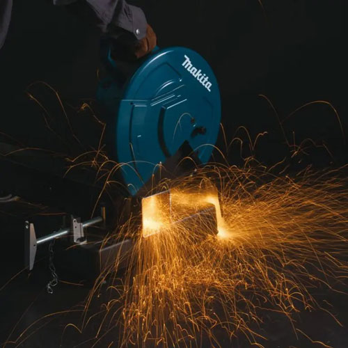 Máy cắt sắt Makita LW1401 vận hành ổn định, an toàn