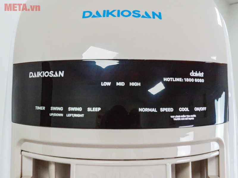 Bảng điều khiển máy làm mát Daikiosan DM106 cảm ứng
